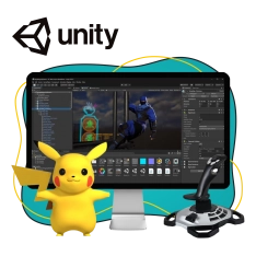 Мир игр на Unity 2D на популярном движке + AI-помощники - КИБЕРшкола программирования для детей, компьютерные курсы для школьников, начинающих и подростков - KIBERone г. Ялта