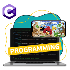 Программирование на C#. Удивительный мир 2D-игр - КИБЕРшкола программирования для детей, компьютерные курсы для школьников, начинающих и подростков - KIBERone г. Ялта